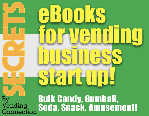 Ebooks for vending business start up!