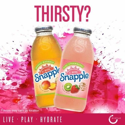 Snapple thirsty promotion