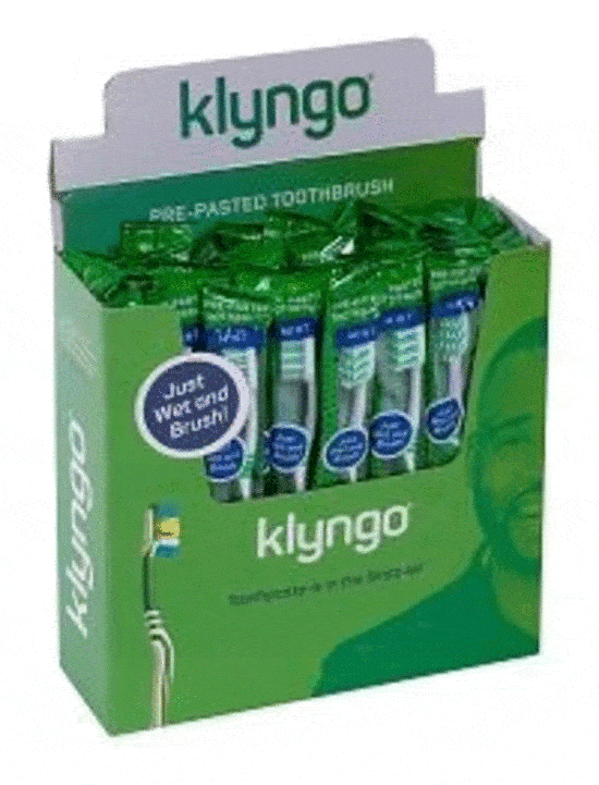 Klyngo Pre-pasted toothbrushes