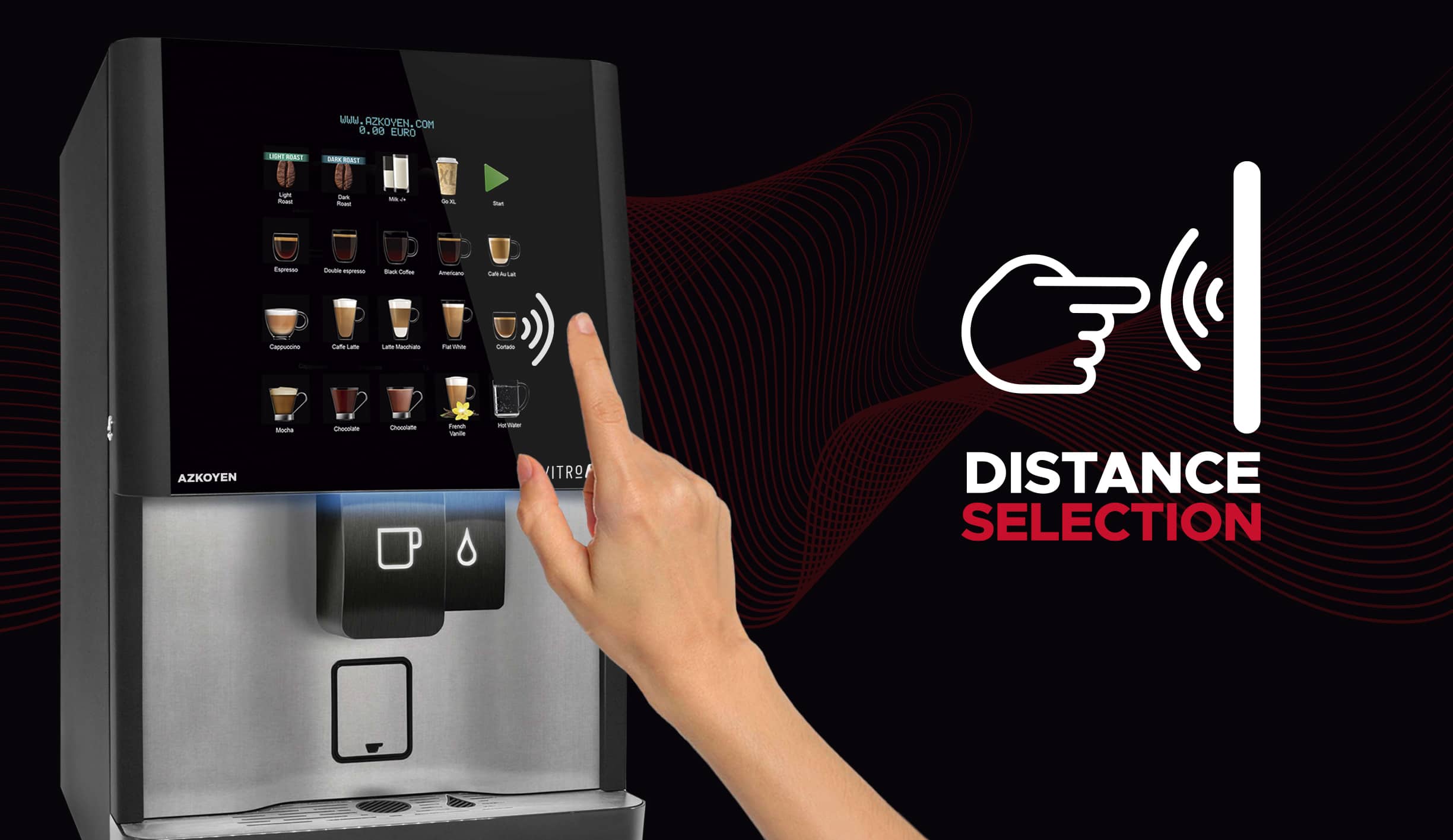 AzoykenAir Touch, Touchless Coffee Machine