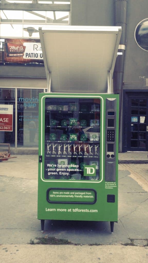 TD Solar Powered Vending Machine Enables Company To Lower Carbon Footprint
