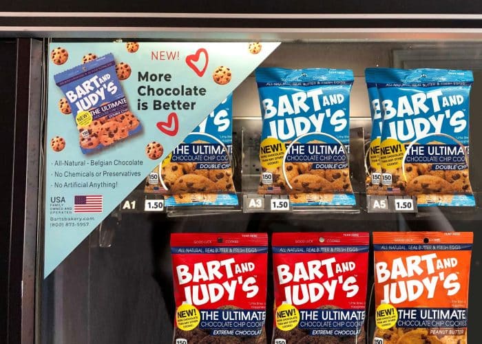 Bart and Judys Chocolate Chip Coolies for Vending!