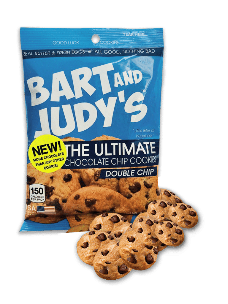 INTRODUCING! GOURMET, NATURAL CHOCOLATE CHIP COOKIE, 2oz. SNACK PACKS!