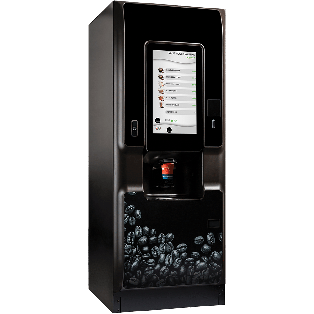 Crane's New COTI Coffee Vending Machine