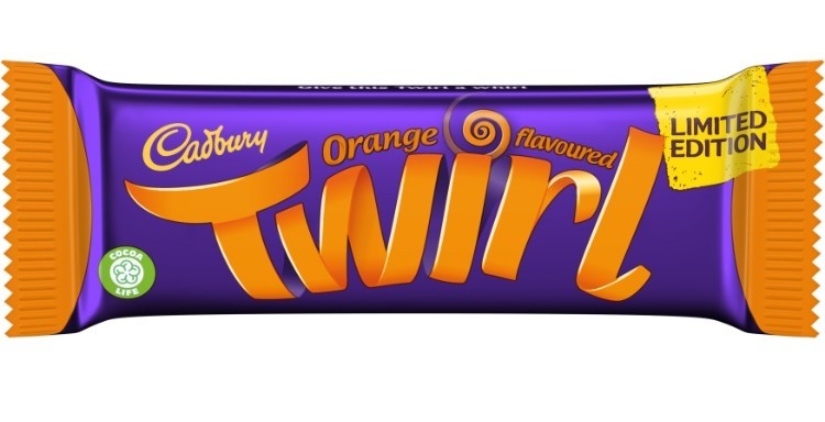 Cadbury Twirl Orange