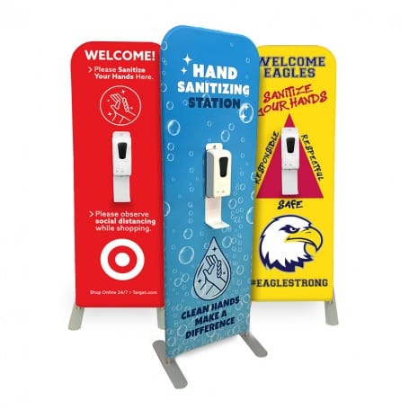 custom hand sanitizer stands