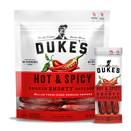 Dukes Smoked Sausages Hot Spicy