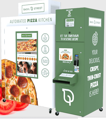 Basil Street Pizza Vending machine