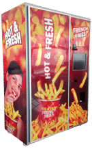 Hot Fries Vending Machine