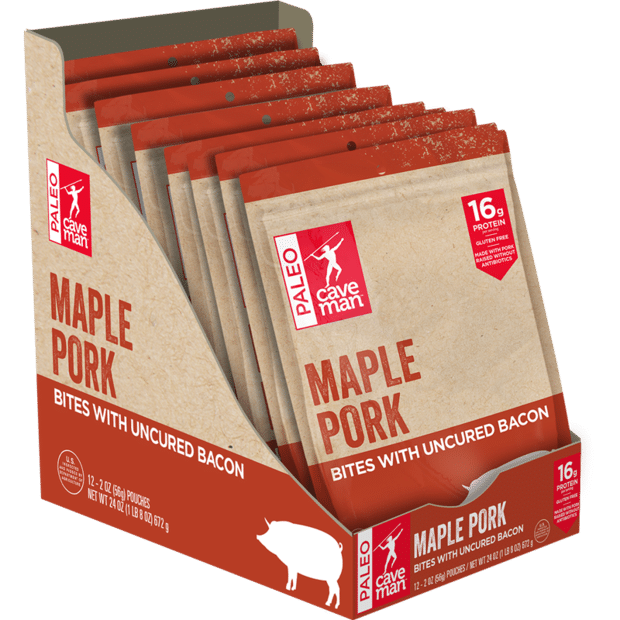 Caveman Maple Pork Bites