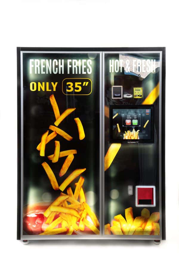 The fastest french fries vending machine in the world