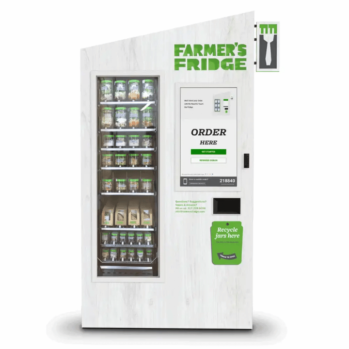 Farmer’s Fridge Fresh Vending Growing in Hospitals, Airports