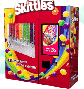 Skittles Vending Kiosk