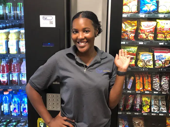 Maya Ray, owner of FYC Vending