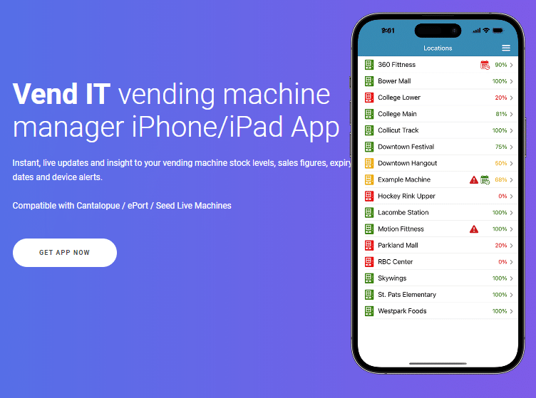 Vend IT Management App