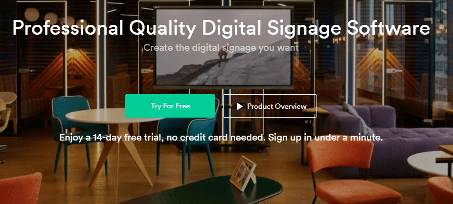 Digital Signage for Breakrooms