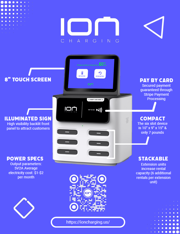 Ion charging Kiosk