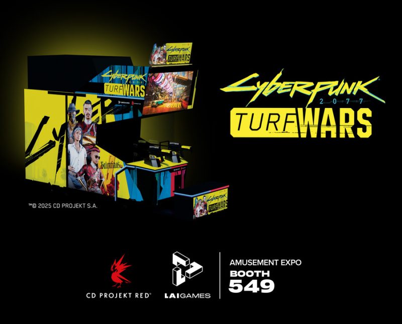 LAI Games and CD PROJEKT RED Unveil Cyberpunk 2077 Turf Wars at Amusement Expo 2025