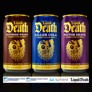 Liquid Death Partners with MSG Companies