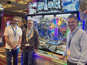 LAI Games featuring Galaxy Hunter and VP of Sales Chris Brady at the NJAA show