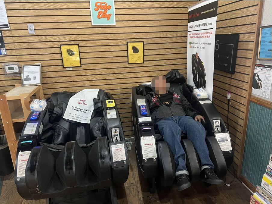 DAVID ZHOU massage chair route for sale ad