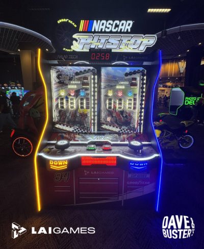 LAI Games NASCAR Game Coming to Dave & Busters