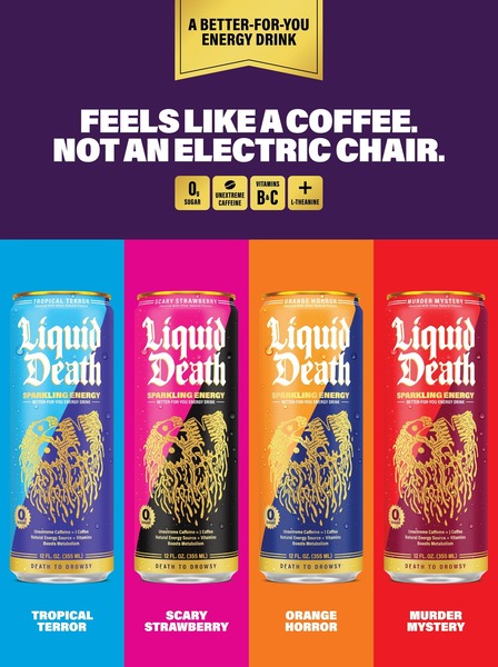 Energy Drinks by Liquid Death 2026