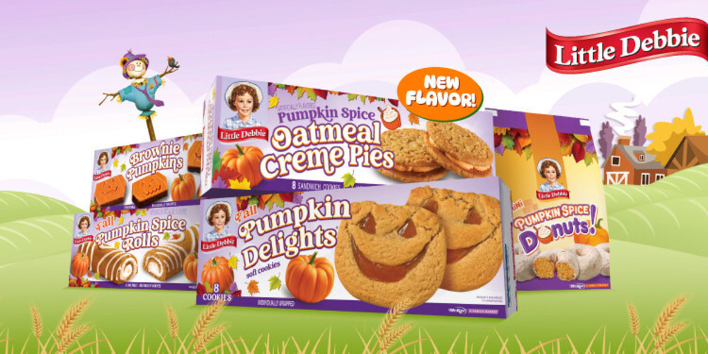 McKee Foods Little Debbie Pumpkin Spice Oatmeal Creme Pies