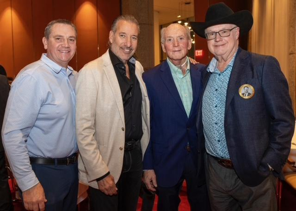Pictured from left to right: Doc Hilimire, Ken Goldberg, Larry Hilimire, and Michael Pace