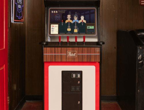 DSM Arcade Begins Shipping Perfect Pour: Pabst Blue Ribbon Edition