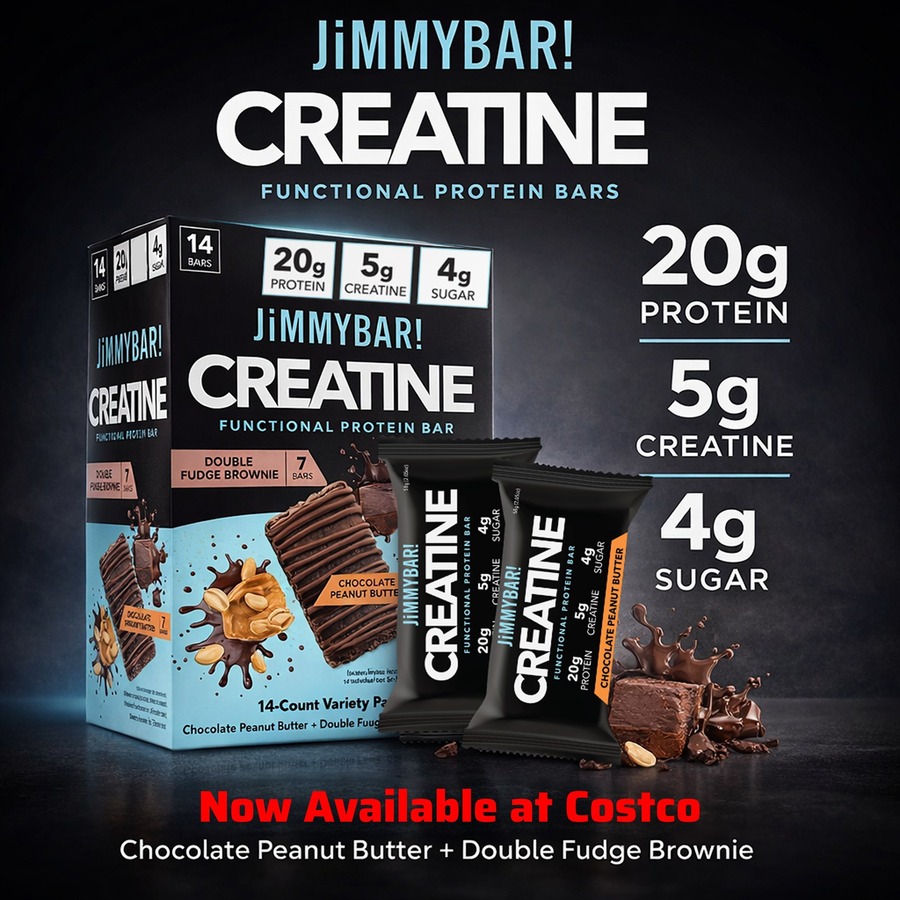 JiMMYBAR! Creatine Protein Bar