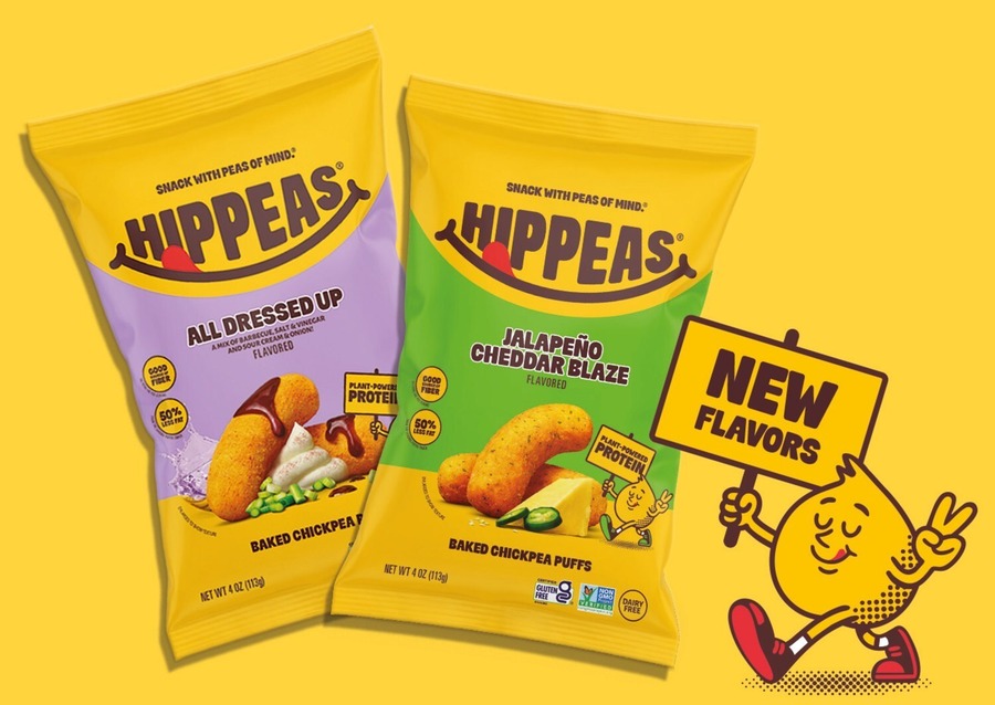 HIPPEAS® Turns Up the Flavor With Two Craveworthy New Chickpea Puff Varieties