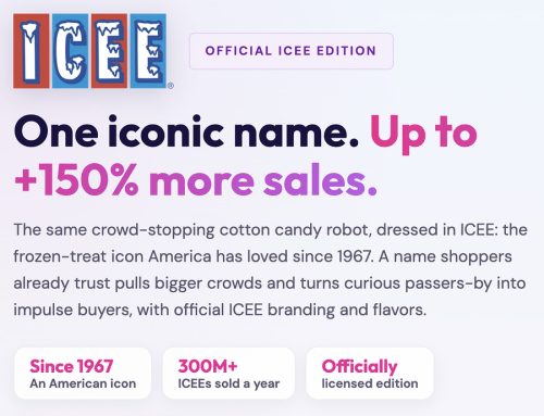 Sweet Robo and ICEE® Bring America’s Most Iconic Frozen Beverage Brand to Automated Cotton Candy